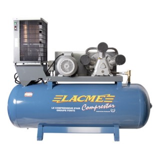 Compresseur d'air monoétagé à courroies fixes Comprestar 55W500SC Tri Lacmé