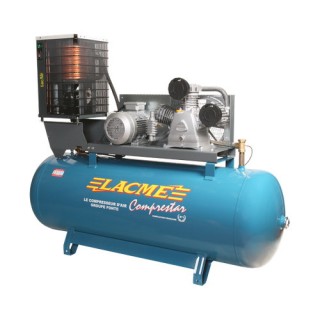 Compresseur d'air biétagé à courroies fixes Comprestar 5042BSC Tri Lacmé