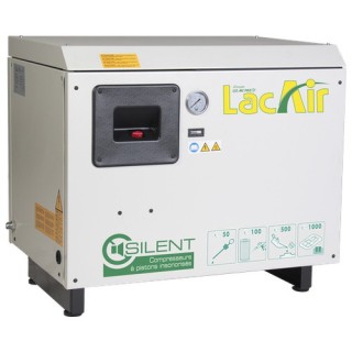 Compresseur d'air biétagé à courroies fixes Silent C28D 13 bars Tri Lacmé