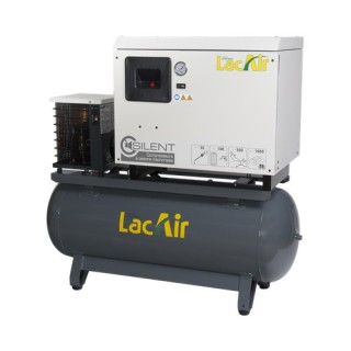 Compresseur d'air biétagé à courroies fixes Silent C32/270SCD Tri Lacmé