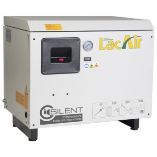 Compresseur d'air biétagé à courroies fixes Silent C36D Tri Lacmé