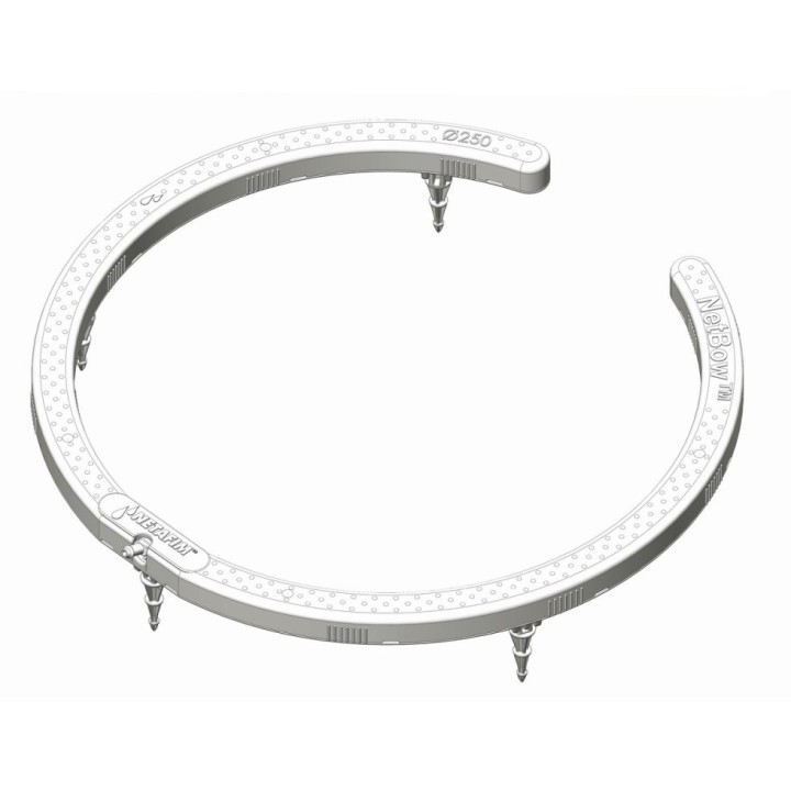 Arc goutte à goutte NETBOW NETAFIM, Ø 25 cm, 8 goutteurs, ancres pliables TV, à l'unité