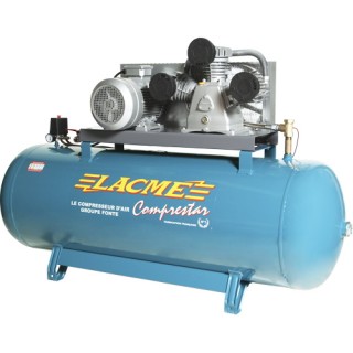 Compresseur d'air monoétagé à courroies fixes Comprestar 55W500 Tri Lacmé