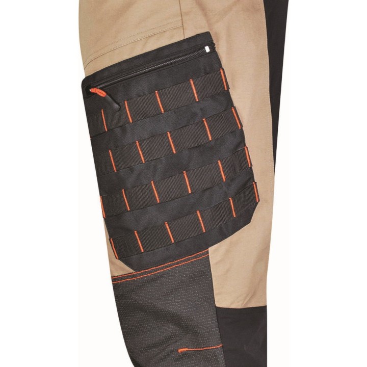 Pantalon Handy Beige +7cm Solidur