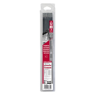 9 électrodes Fonte GYS - Ø 3,2 mm - Longueur 350 mm