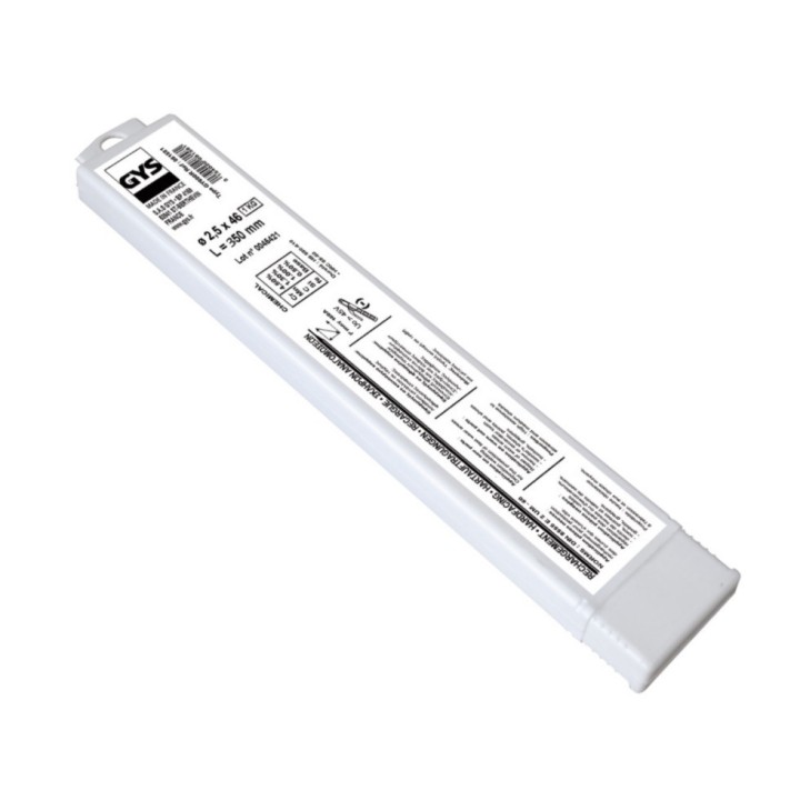 46 électrodes rechargement GYS - Ø 2,5 mm -  Longueur 350 mm