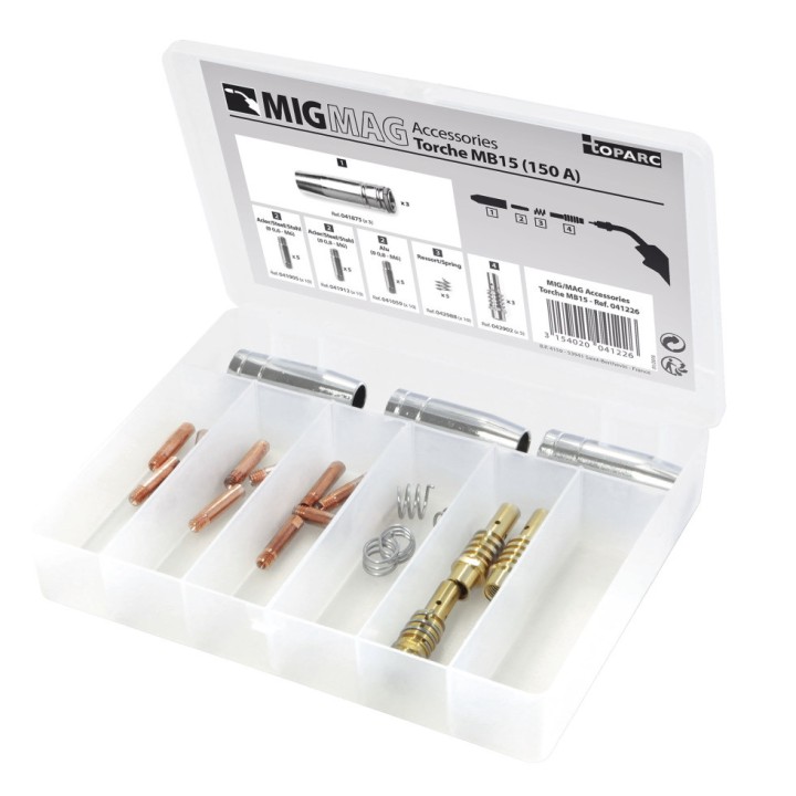 Coffret torche MB15 GYS (MIG/MAG 150 A)