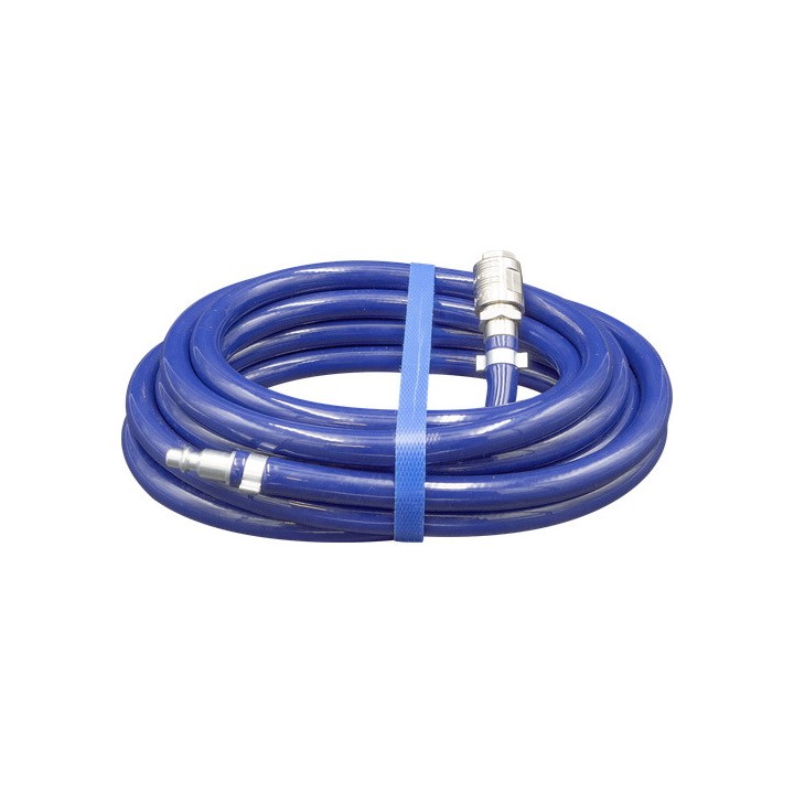 Tuyau d'air comprimé PVC armé, 5m de longueur et 8x14mm de diamètre Lacmé