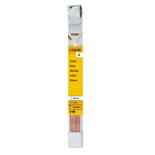8 baguettes laiton GYS - Ø 2 mm - Long. 500 mm