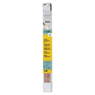 25 baguettes cuivre phosphore 6 % GYS - Ø 2 mm - Long. 333 mm
