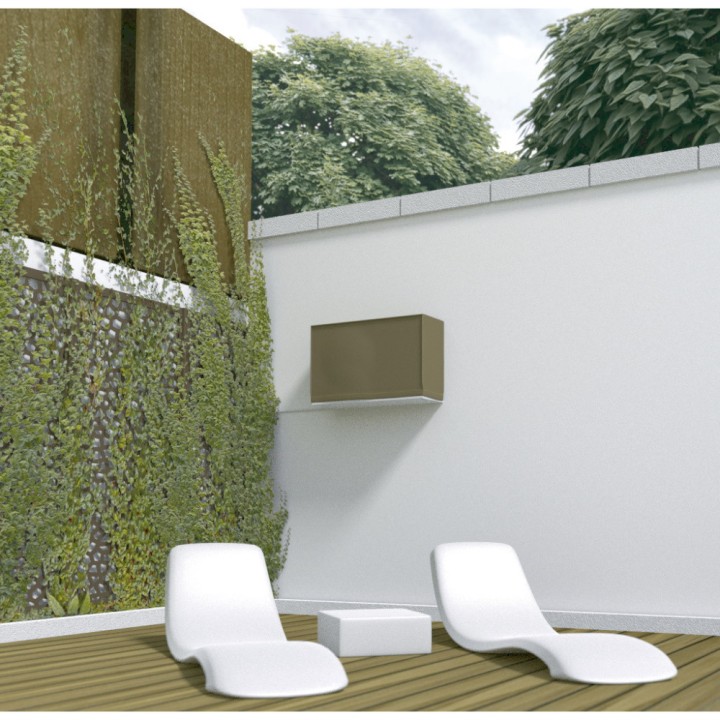 housse de protection et discrétion pour climatisateur Covertop Nortene Jardin