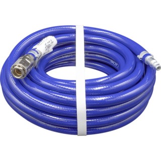Tuyau d'air comprimé PVC armé, 8m de longueur et 8x14mm de diamètre Lacmé