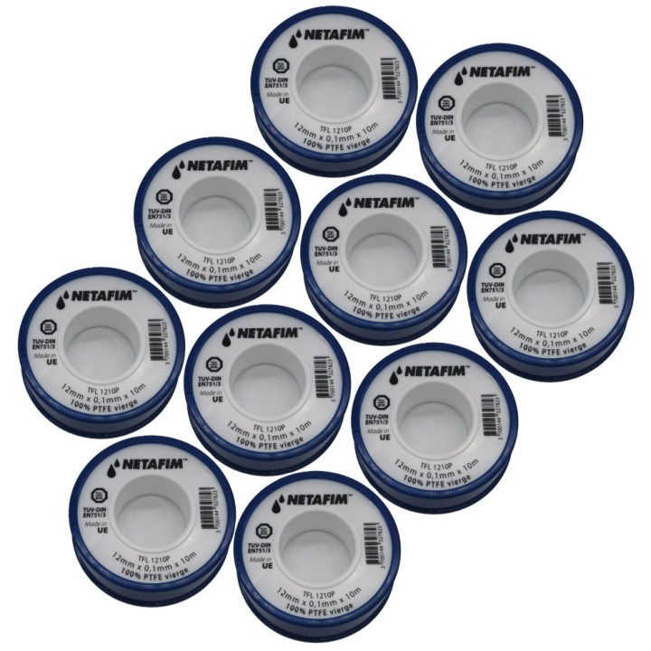 Téflon NETAFIM, 12 x 0,01 mm, rouleau 10 m