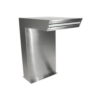Cascade Straight LED Ubbink - Inox 316L - H 54 x 30 x 42 cm