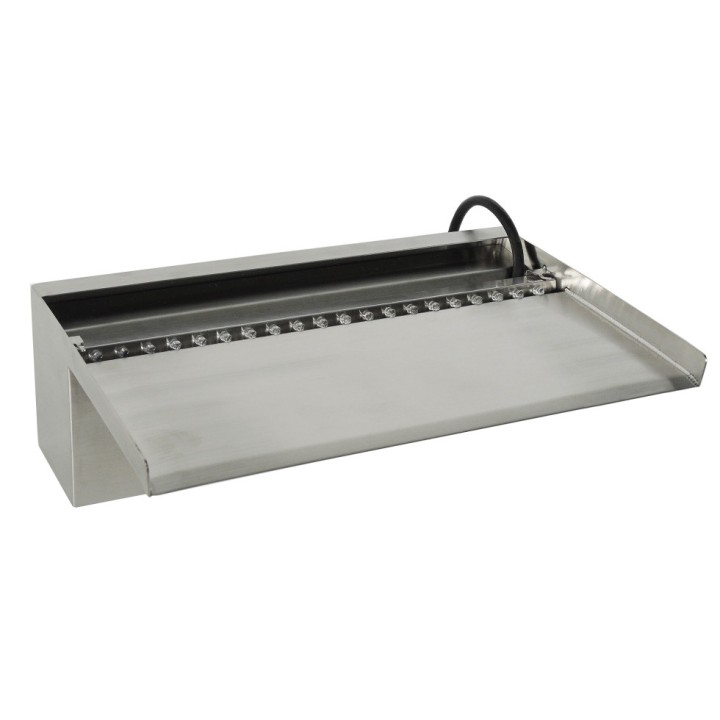 Cascade Niagara® Wall 30 LED Ubbink - Inox 316L - H 10 x 30 x 20 cm