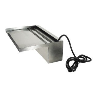 Cascade Niagara® Wall 90 LED Ubbink - Inox 316L - H 10 x 90 x 20 cm