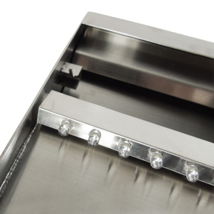 Cascade Niagara® Wall 90 LED Ubbink - Inox 316L - H 10 x 90 x 20 cm