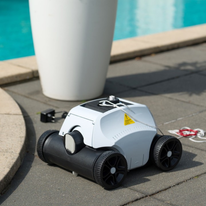 Nettoyeur Robotclean Accu Pool Ubbink - Sans fil - Nettoyage de fond - Surface 50 m²