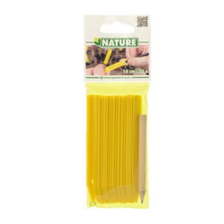 Etiquettes PVC + 1 crayon - H10 cm - lot de 25