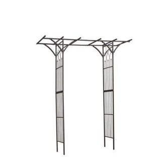 Pergola double droite acier galvanisé