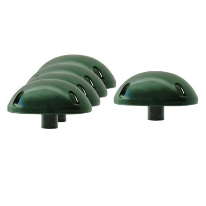 Demi sphère plastifiée vert pour filet et voile plastifié vert - lot de 5