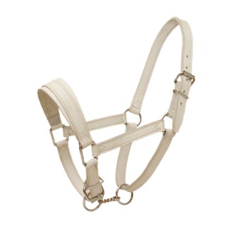 Licol cuir chrome cheval de trait Lacmé Passional