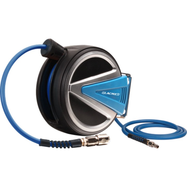 Enrouleur automatique à carter fermé, tuyau Lacm'Flex 5m, diamètre 6,5mm Lacmé