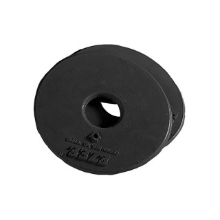 Rondelles de mors caoutchouc Horze, noir