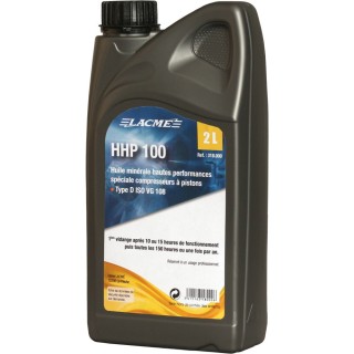 Huile spéciale compresseur HHP 100 2L Lacmé