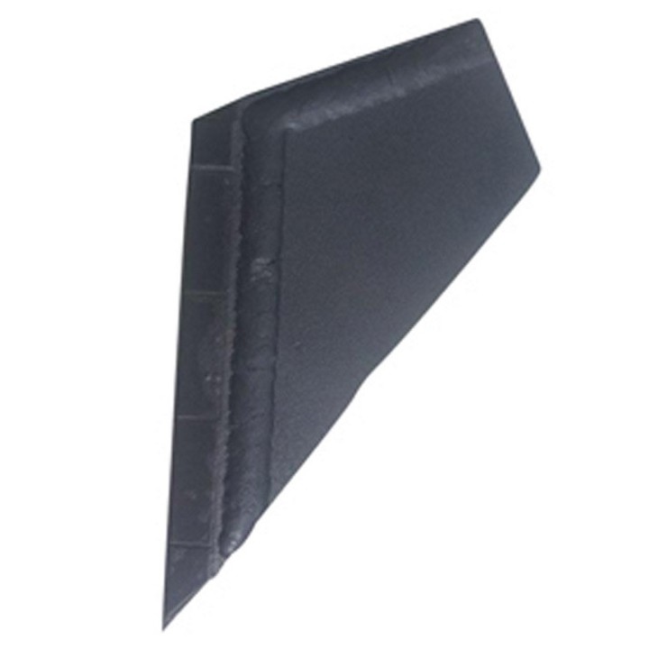 Aileron gauche à souder carbure et recharg. Perrein, ep. 12 mm, larg. 130 mm, long. 210 mm