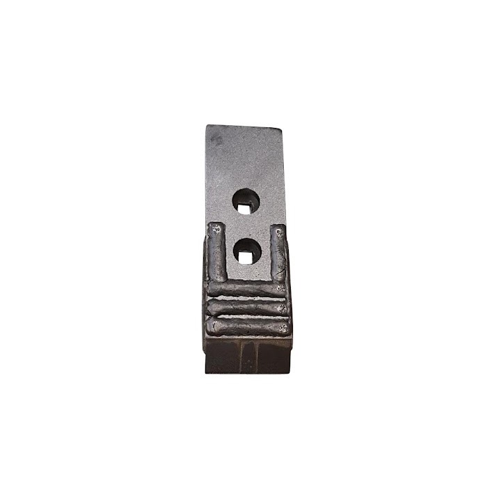 Pointe carbure et recharg. pour soc charrue Bonnel, ep. 20 mm, larg. 75 mm, entre-axe 50 mm 13300036