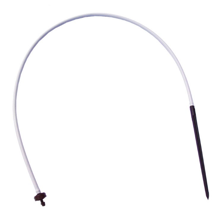 Ensemble goutteur PC JUNIOR CNL NETAFIM, 2 l/h + micro-tube 3/5 80 cm + pique plastique droit, lot de 100 pcs