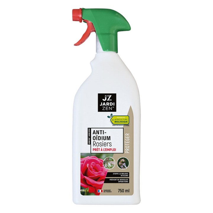 Anti-Oïdium Rosier Jardizen Armicarb, spray de 750 ml