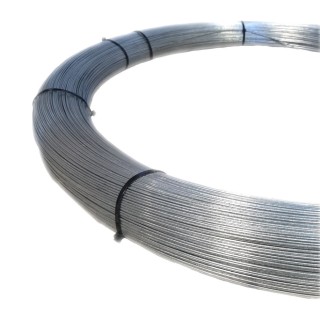 Fil Acier Galvanisé ZNAL-B, résistance standard SD4, rouleau 25 kg