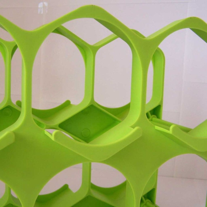 Casier Range Bouteille Drinkcase couleur Vert Kiwi, Design et empilables