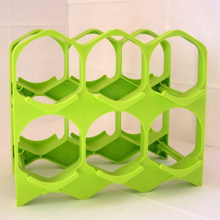 Casier Range Bouteille Drinkcase couleur Vert Kiwi, Design et empilables