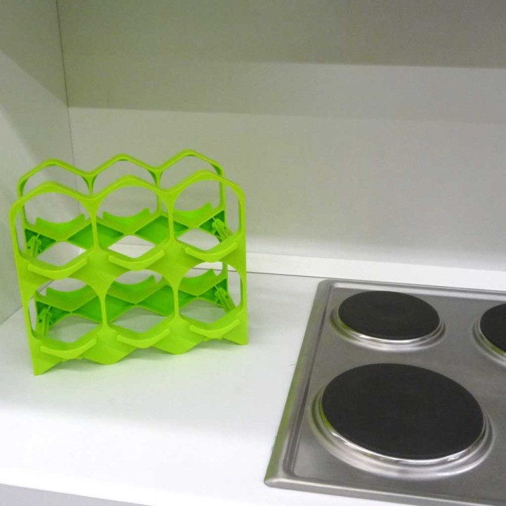 Casier Range Bouteille Drinkcase couleur Vert Kiwi, Design et empilables