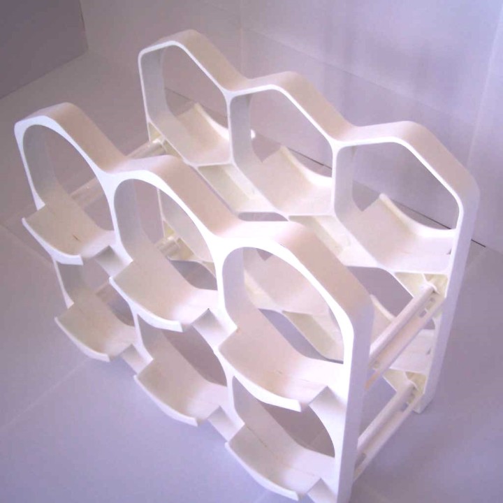 Casiers à bouteilles couleur Blanc, Design et empilables pour cave à vin