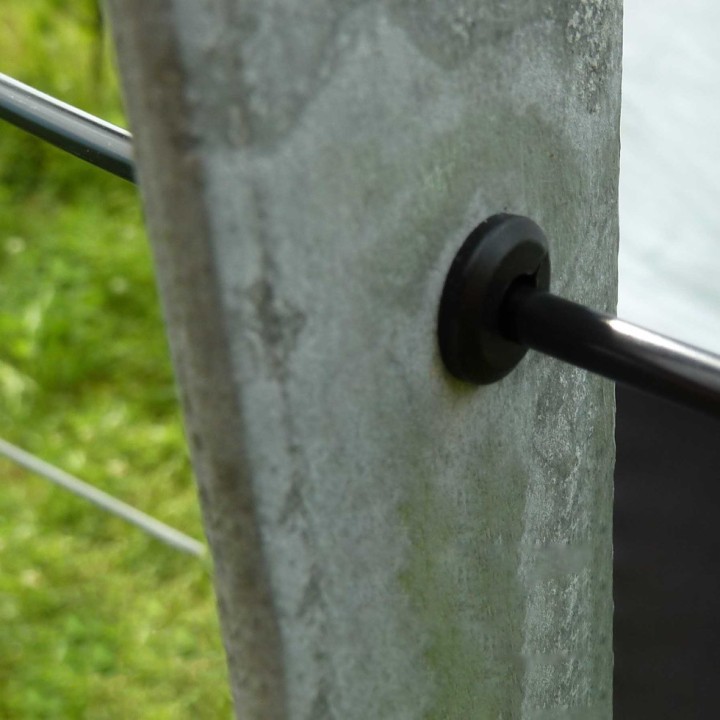 Oeillet / Clip de protection Lonneo pour fils synthétique et acier