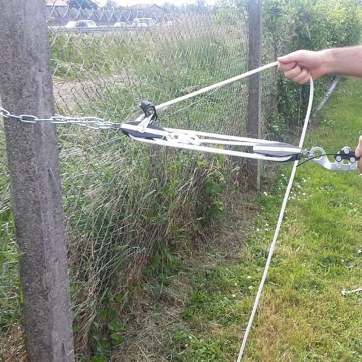 Mouflage de Tension - Tendeur Palan pour fils de palissage