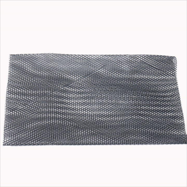 Gaine anti-gibier en maille losangeØ14 cm, noire - Paquet de 50