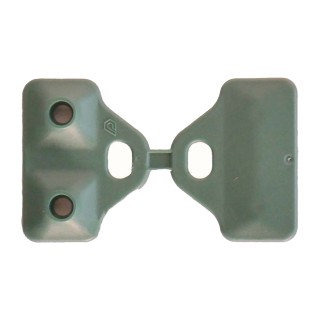 Clips Vert 2 points Anti-UV Spécial Brise-vue et Filets - Sachet de 100