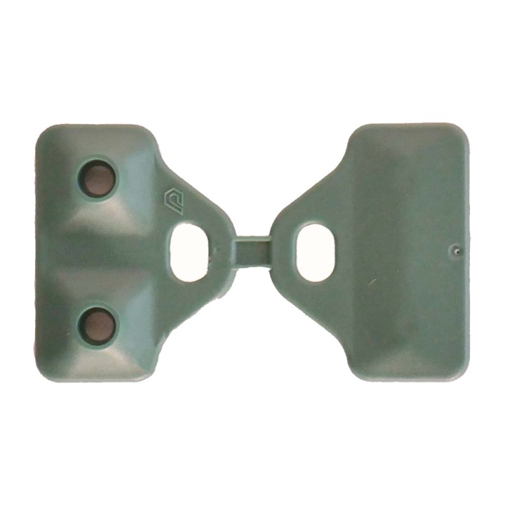 Clips Vert 2 points Anti-UV Spécial Brise-vue et Filets - Sachet de 100