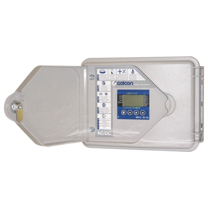 Programmateur d'arrosage 12 voies GALCON 80512S sur secteur (220V) - NETAFIM