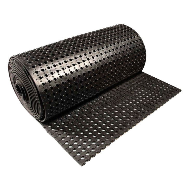 caillebotis caoutchouc en plaque ou en rouleau pour fond de fosse