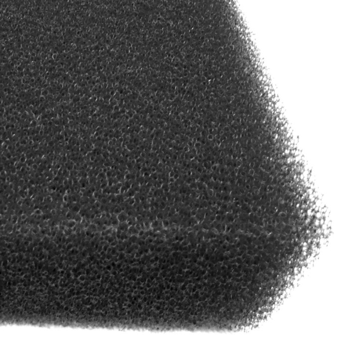 Mousse filtrante Ubbink pour tous filtres - noire, 10 ppi - H5 x 50 x 50 cm