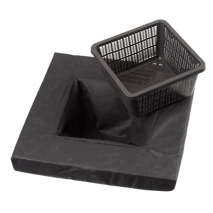 Base flottante SwimPlant Ubbink - carrée - 35 x 35 cm