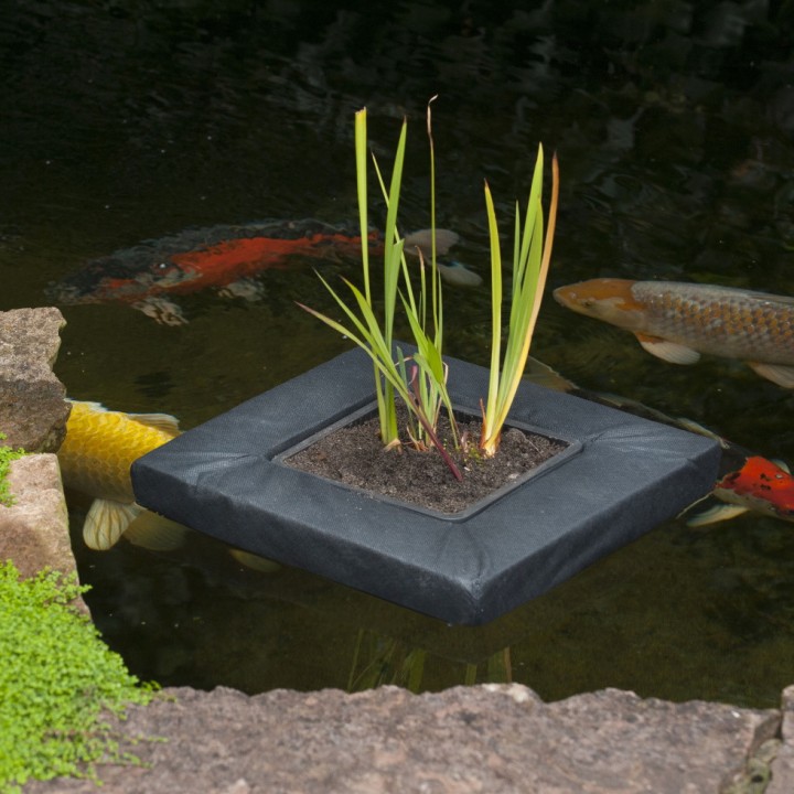 Base flottante SwimPlant Ubbink - carrée - 35 x 35 cm