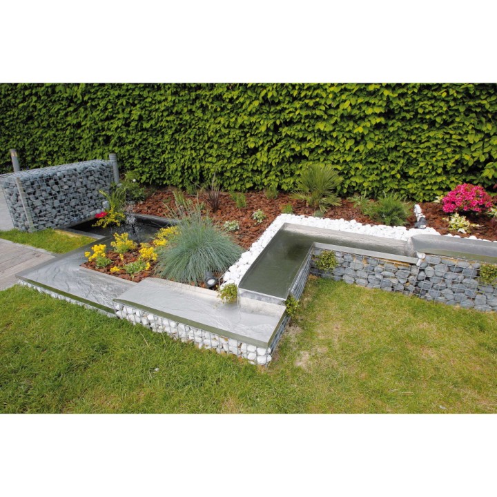 Wolga Ubbink, Droit - Inox 304 - H4 x 30 x 98 cm