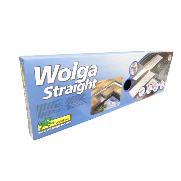 Wolga Ubbink, Droit - Inox 304 - H4 x 30 x 98 cm